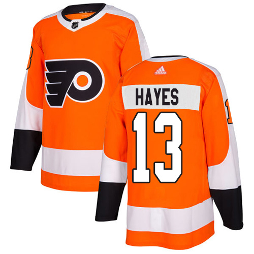 Adidas Men Philadelphia Flyers #13 Kevin Hayes Orange Home Authentic Stitched NHL Jersey->colorado avalanche->NHL Jersey